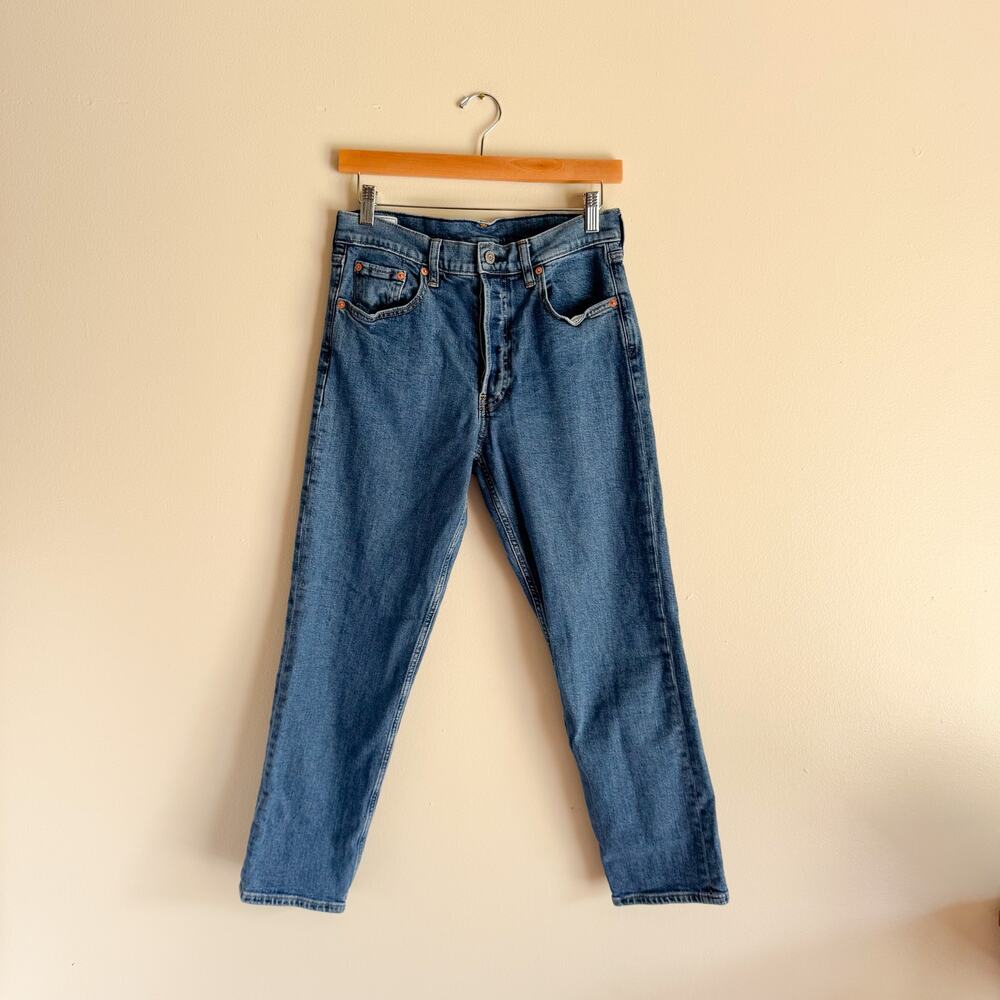 Gap Medium Wash Cheeky Straight High Rise Jeans - Size 29 or 8